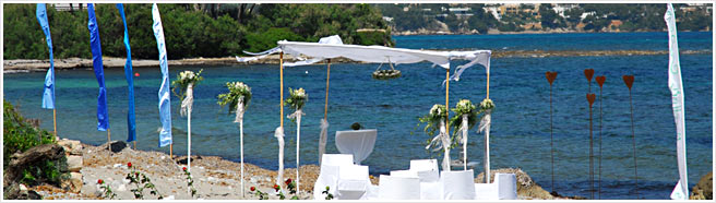 Heiraten auf Mallorca - Besondere Feste feiern, Strandparties, Hochzeiten, Dekorationen auf Mallorca